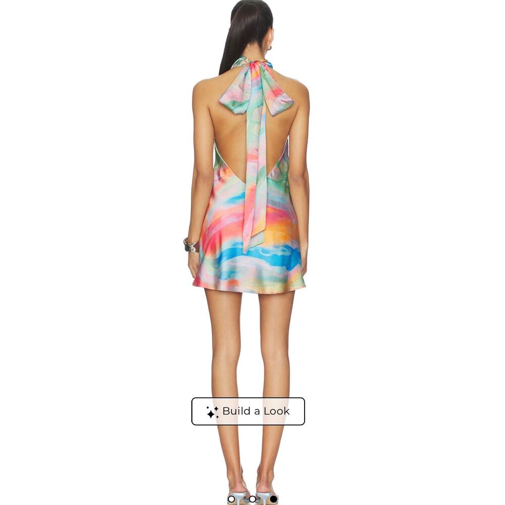 $158 Lisa Mini Dress in Colorful Canvas
Show Me Your Mumu Medium Or Small - Picture 2 of 6